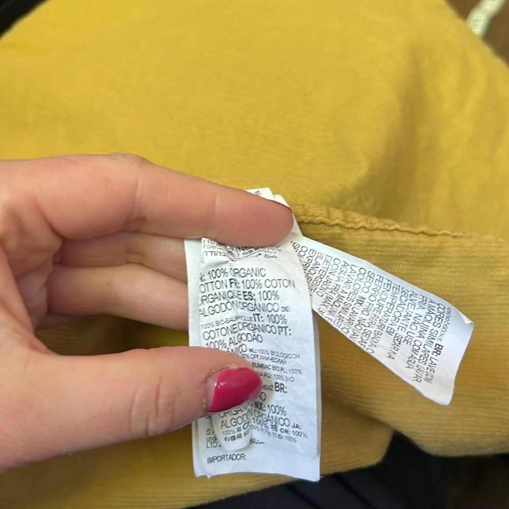 Billabong Mustard Yellow Button-Up Top - Picture 6 of 6